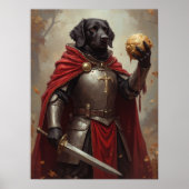 Rüstung, Cloak, Türkischer Leg, Goldener Ball Poster (Vorne)