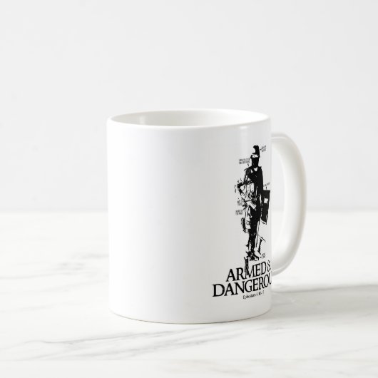 Rüstung der Gott-Tasse Kaffeetasse (VorderseiteRechts)