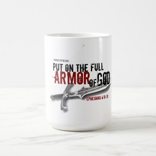 Rüstung der Gott-Tasse Kaffeetasse (Mittel)