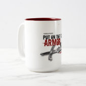 Rüstung der Gott-Tasse Zweifarbige Tasse (Vorderseite Links)