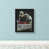 Rüstung der Leinwand der GOD-Schrift (Insitu (Holzboden))