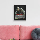 Rüstung der Leinwand der GOD-Schrift (Insitu (Wohnzimmer))