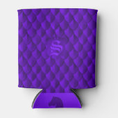 Rüstung der Royal-Lila Monogramm für Drachen Dosenkühler (Vorderseite)