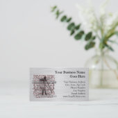 Rüstung des Gott-Soldaten Visitenkarte (Stehend Vorderseite)