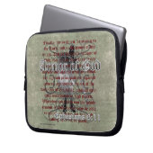 Rüstung des Gottes, Ephesians 6:10 - 18, Laptopschutzhülle (Vorderseite Links)