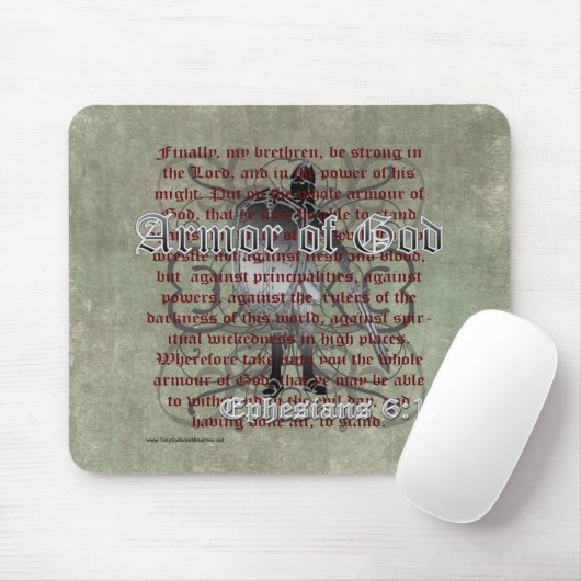 Rüstung des Gottes, Ephesians 6:10 - 18, Mousepad (Mit Mouse)