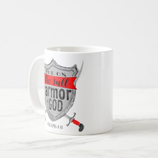 Rüstung des Gottes Kaffeetasse (Vorderseite Links)