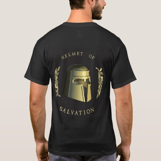 Rüstung des GOTTES - Sturzhelm der Rettung T-Shirt (Rückseite)