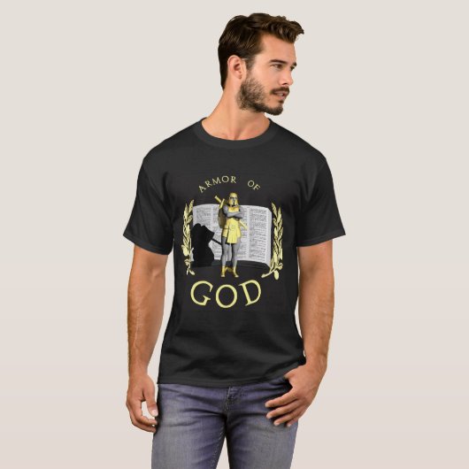 Rüstung des GOTTES - Sturzhelm der Rettung T-Shirt (Vorne ganz)