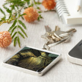 Rüstung des mittelalterlichen Ritters Schlüsselanhänger (Seite)