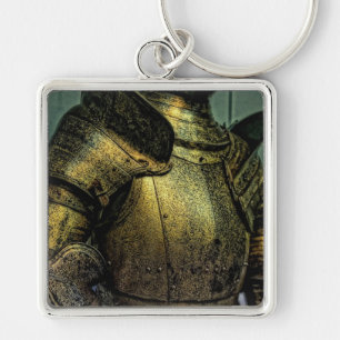 Rüstung des mittelalterlichen Ritters Schlüsselanhänger
