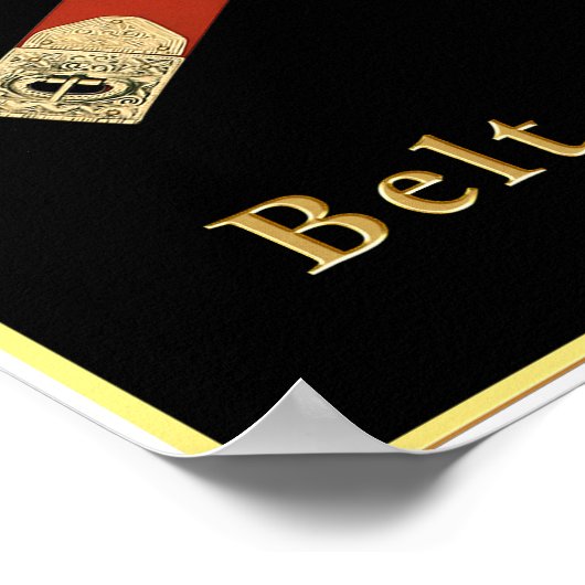 Rüstung eines Gottesposters Poster (Ecke)