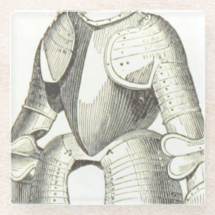 Rüstung Glasuntersetzer