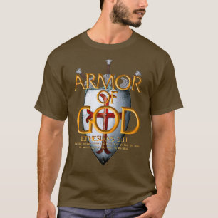 Rüstung Gottes ephesians Bibel Verse Religiöse T-Shirt
