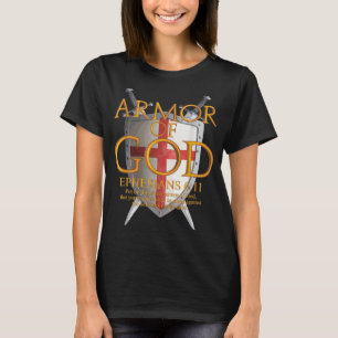 Rüstung Gottes Ephesians Bible Verse Religiösen Ch T-Shirt