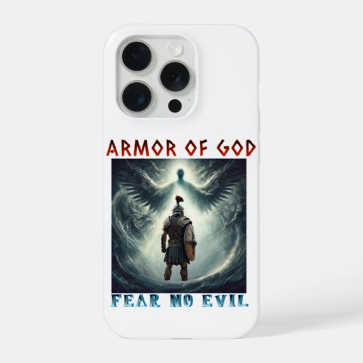 Rüstung Gottes - Fürchte kein Übel Christliches Ha iPhone Hülle (Rückseite)