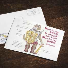 Rüstung Gottes Inspiration Postkarte