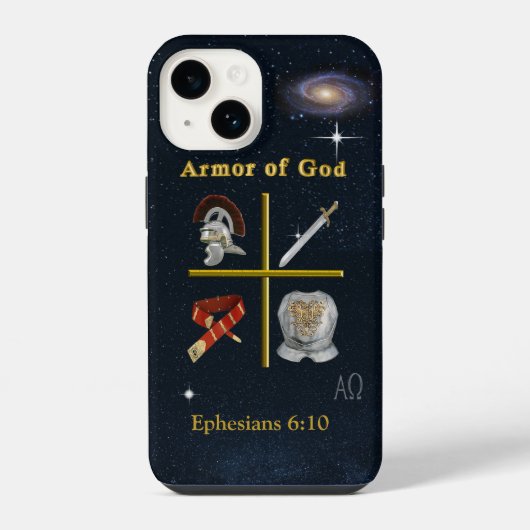 Rüstung Gottes iPhone Hülle (Rückseite)