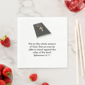 Rüstung Gottes Napkins w/Bibel Serviette (Beispiel)