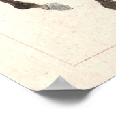 Rüstung und Hornhelm, Samurai auf Pferd Poster (Ecke)