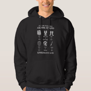 Rüstung von Ephesos 6 Christliche Pastorenbibel e Hoodie