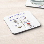 Rüstung von Gütern Getränkeuntersetzer (Linke Seite)