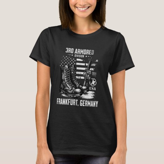 Rüstungsabteilung Frankfurt Deutschland Militär Ve T-Shirt (Vorderseite)