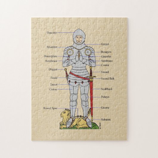 RüstungsCirca 1430 Puzzle (Vertikal)