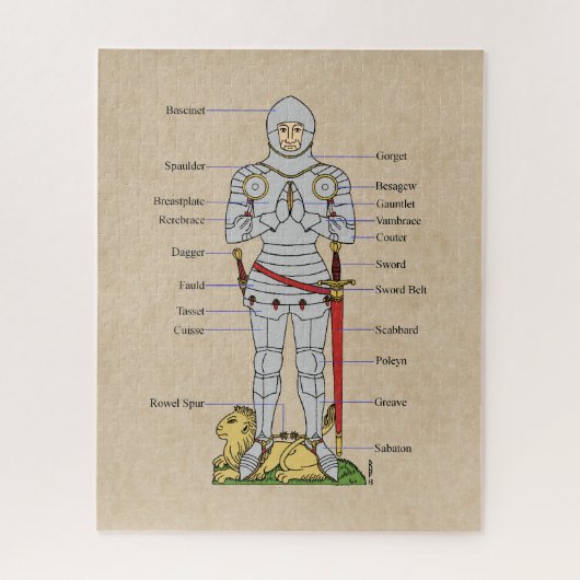 RüstungsCirca 1430 Puzzle (Vertikal)