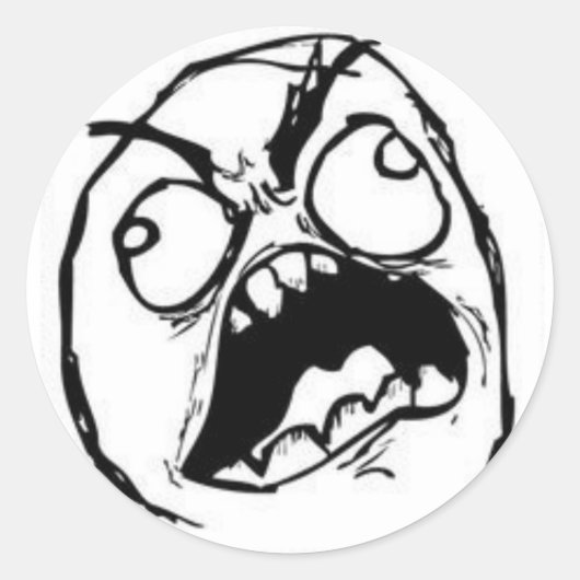 Rüstungsfront Runder Aufkleber (Vorderseite)