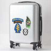 Rüstungsgruppe 5. Spezialeinheiten Gruppe Grüne Be Aufkleber (Koffer)