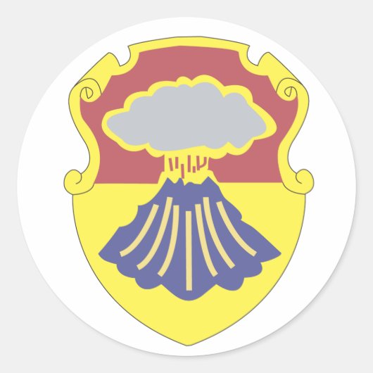 Rüstungskleber 67. runder aufkleber (Vorderseite)