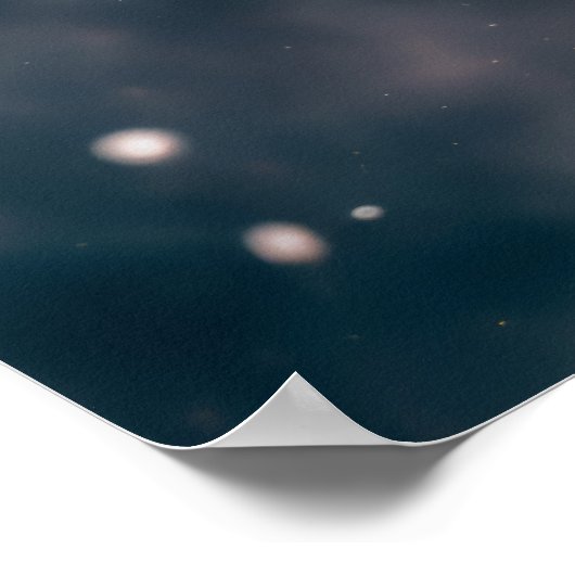 Rüstungskrieger Fantastisch kosmisch magisch Poster (Ecke)