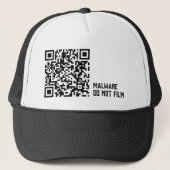Rüstungsmütze gegen Überwachung - Malware-Warnung Truckerkappe (Vorderseite)