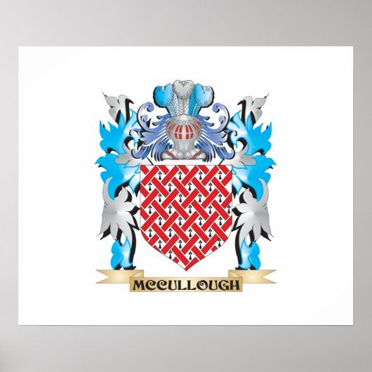 Rüstungsmütze McCough - Familienwappen Poster (Vorne)
