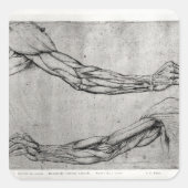 Rüstungsstudie Quadratischer Aufkleber (Vorderseite)