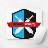 Rüstungsträger-Schwerter und Schild Mousepad (Mit Mouse)