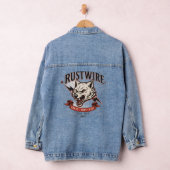 Rustwire Wolf-Schädel-T-Shirt Jeansjacke (Hangar)