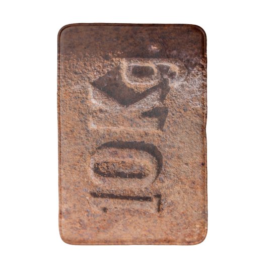 Rusty 10 kg badematte (Vorderseite Vertikal)