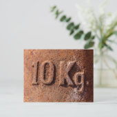 Rusty 10 kg postkarte (Stehend Vorderseite)