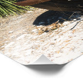 Rusty alten LKW verlassen im Outback Australien. Fotodruck (Ecke)