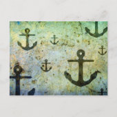 Rusty Anchors Artwork Postkarte (Vorderseite)