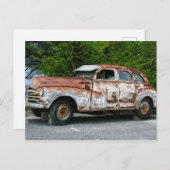 Rusty Antique Car Postkarte (Vorne/Hinten)