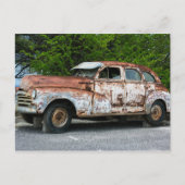 Rusty Antique Car Postkarte (Vorderseite)