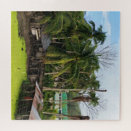 Rusty barn yard life puzzle (Horizontal)