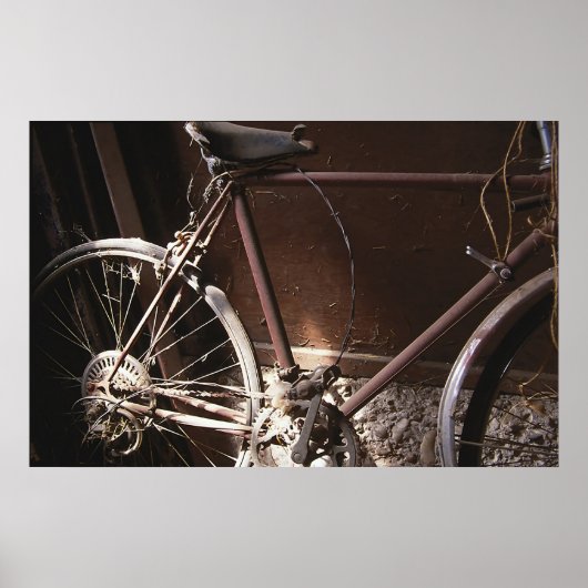 Rusty Bicycle Poster (Vorne)