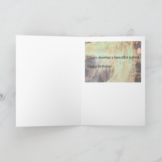 Rusty Birthday Karte (Innenseite)