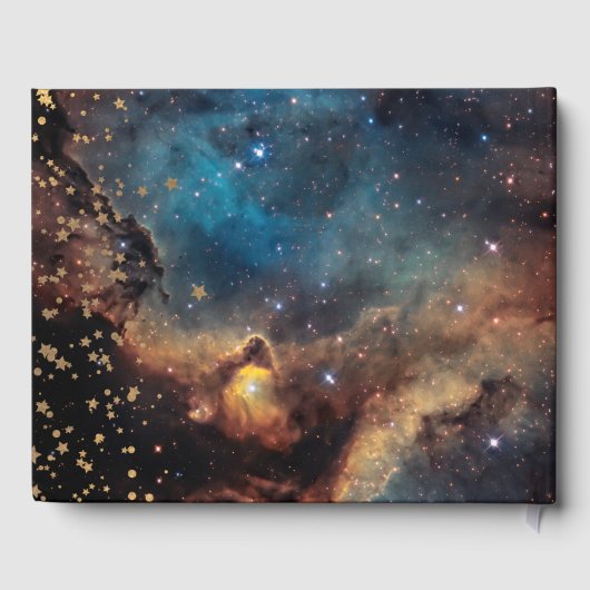 Rusty Blue Cloud Nebula Gästebuch (Rückseite)