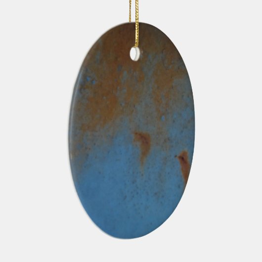 Rusty Blue Hintergrund Keramikornament (Rechts)
