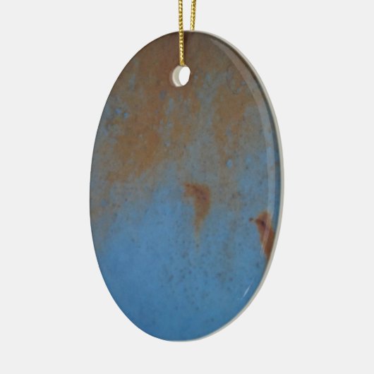 Rusty Blue Hintergrund Keramikornament (Links)